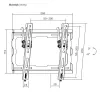 Stansson WM-2343-08 23"-43" dönthető fali TV konzol