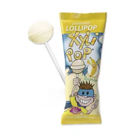 Zuckerfreier Lutscher, Bananengeschmack, 6 g Xylipop