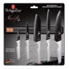 Berlinger Haus BH/2703 cu agățător magnetic, set de 6 cuțite gri