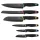 Set de cuțite Berlinger Haus BH/2145 negru, 6 piese