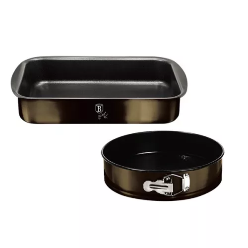 Set de 2 forme de copt Berlinger Haus LP-KL-119P, negru lucios