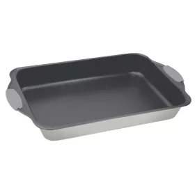   Berlinger Haus BH/7649 gri satinat, tavă de copt dreptunghiulară adâncă, 40 cm, cu mâner din silicon