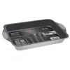 Berlinger Haus BH/7649 gri satinat, tavă de copt dreptunghiulară adâncă, 40 cm, cu mâner din silicon