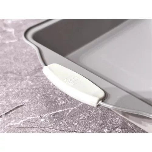 Berlinger Haus BH/7649 gri satinat, tavă de copt dreptunghiulară adâncă, 40 cm, cu mâner din silicon