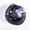 IRIS Electric IEEC-20M-16A/250V Außenverlängerungskabel, 20 Meter, 16 A/250 V, H05RR-F, IP44, schwarz
