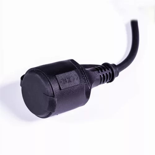 IRIS Electric IEEC-20M-16A/250V Außenverlängerungskabel, 20 Meter, 16 A/250 V, H05RR-F, IP44, schwarz