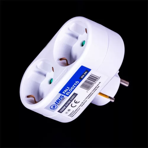 Nástenný rozvádzač IRIS Electric IEA-2W s dvoma zásuvkami 2X16A