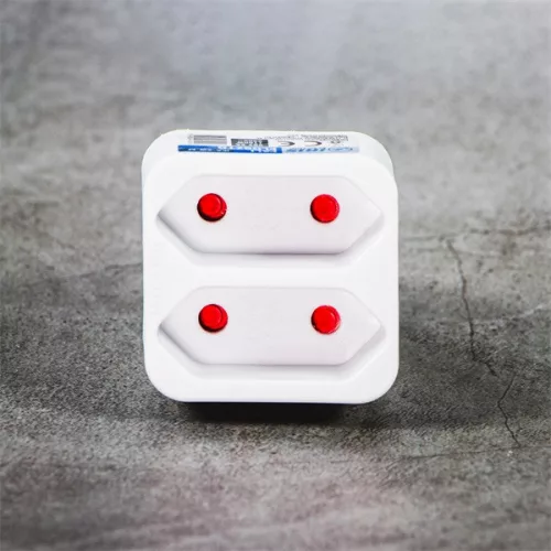 IRIS Electric IEA-2W-M Wandverteiler mit 2 ungeerdeten Steckdosen 2x2,5A
