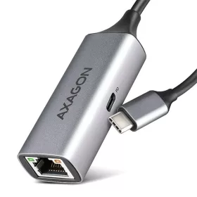   Axagon ADE-TXPD Kompakt alumínium USB-C 3.2 Gen1 Gigabit Ethernet 10/100/1000Mbit adapter
