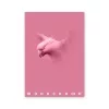 Pigna Monocromo Pink A4 38 lap, tűzött, vonalas füzet