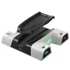 Froggiex FX-P5-C4-W PS5/PS5 Slim/PS5 Pro multifunkciós ventilátoros állvány + headset tartó