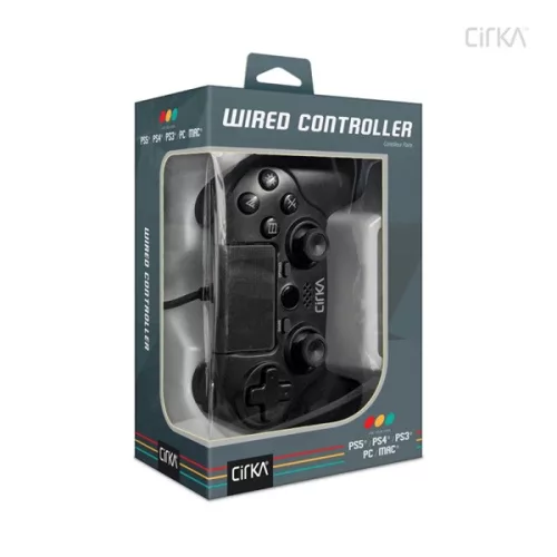 Cirka M07527-BK NuForce PS4/PC/Mac vezetékes fekete kontroller