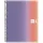 Miquelrius Aurora Provence A4 4x30 lap PP kockás spirálfüzet