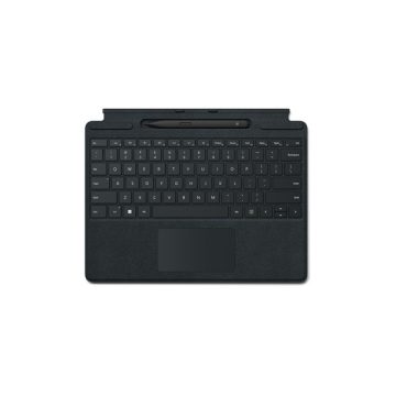   Microsoft 8X6-00189 Surface Pro Signature 2024 US ENG fekete billentyűzetes tok + slim toll