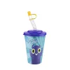 Pahar IRIS CUTE cu pai 400ml AP-9127