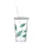 Pahar IRIS LIMESHAKE BUBBLE cu capac, pai 700ml AP-9449