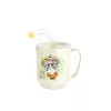 Cană IRIS FUNNY cu capac, pai 350ml AP-9484