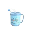 Cană IRIS FUNNY cu capac, pai 350ml AP-9484