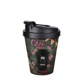 Pahar termic IRIS MOTTO cu capac 400ml AP-9221