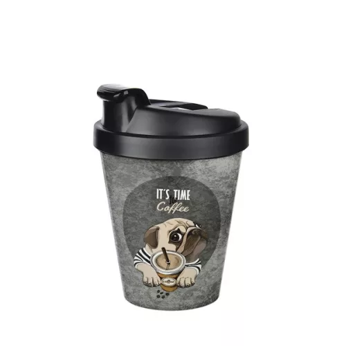 Pahar termic IRIS MOTTO cu capac 400ml AP-9221