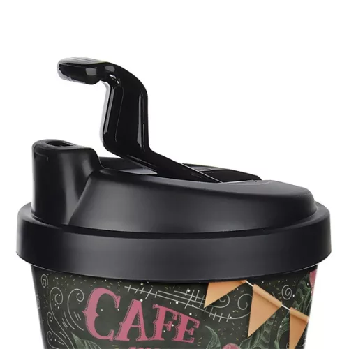 Pahar termic IRIS MOTTO cu capac 400ml AP-9221