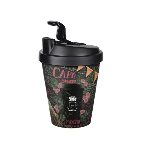 Pahar termic IRIS MOTTO cu capac 400ml AP-9221