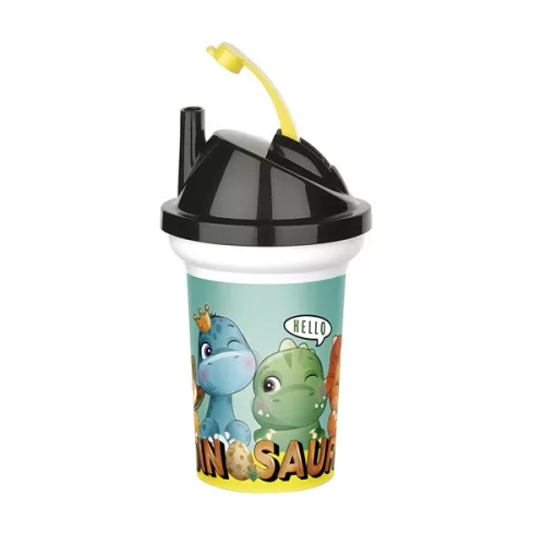 Pahar IRIS TEDY cu capac 300ml AP-9388