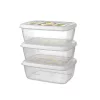 Set de 3 cutii de depozitare IRIS ARIA, 3x850ml AP-9257