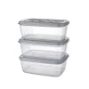 Set de 3 cutii de depozitare IRIS ARIA, 3x850ml AP-9257
