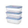 Set de 3 cutii de depozitare IRIS ARIA, 3x850ml AP-9257