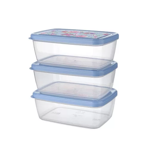 Set de 3 cutii de depozitare IRIS ARIA, 3x850ml AP-9257