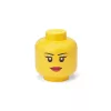 LEGO Lány tárolófej, kicsi (2 literes)