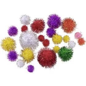   Knorr Prandell pomponi u boji s glitterom 10-25 mm 25 kom/pakiranje