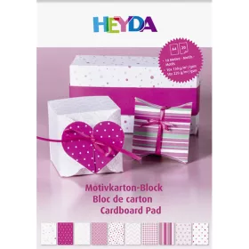 Heyda Pink A4 kartonski set od 20 listova