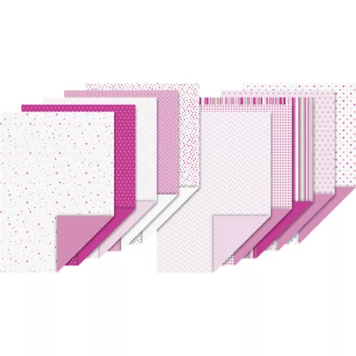 Heyda Pink A4 kartonski set od 20 listova