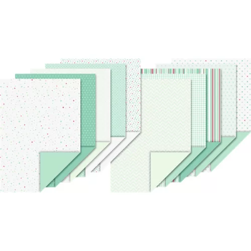 Heyda Turquoise-Mint A4 set kartica od 20 listova