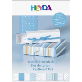 Heyda plavi set kartona A4, 20 listova