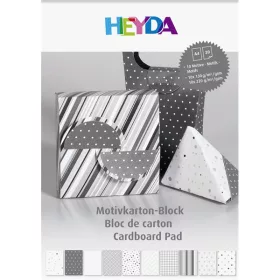 Heyda antracit A4 kartonski set od 20 listova