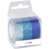 Heyda Blue 3 db glitteres ragasztószalag