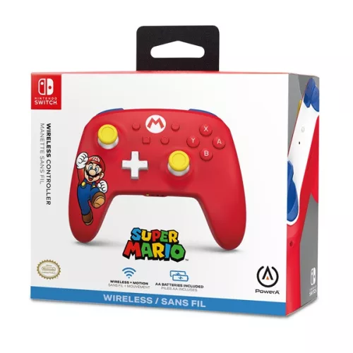 PowerA NSGP0309-01 Nintendo Switch vezeték nélküli Mario Joy kontroller