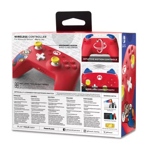 PowerA NSGP0309-01 Nintendo Switch vezeték nélküli Mario Joy kontroller