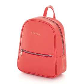 Oxybag Damenrucksack Dixy aus Leder in Koralle