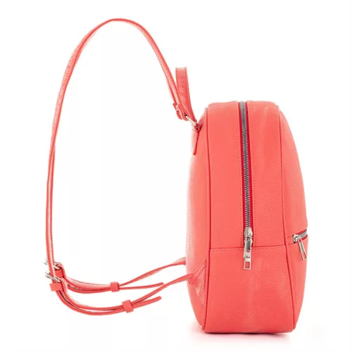 Oxybag Damenrucksack Dixy aus Leder in Koralle