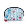 Oxybag Navy Flowers Plus kozmetikai táska
