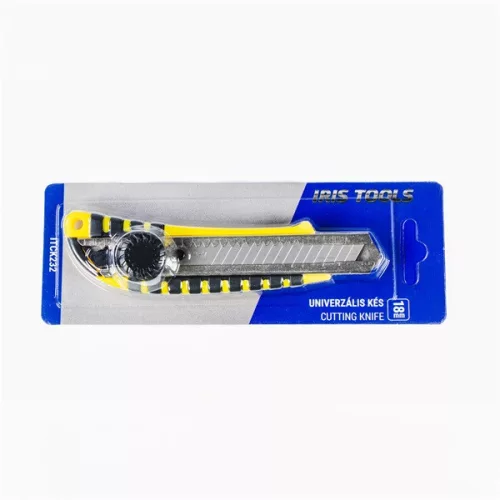 IRIS TOOLS ITCK232 Univerzális kés 18mm, csavaros penge rögzítés, műanyag ház