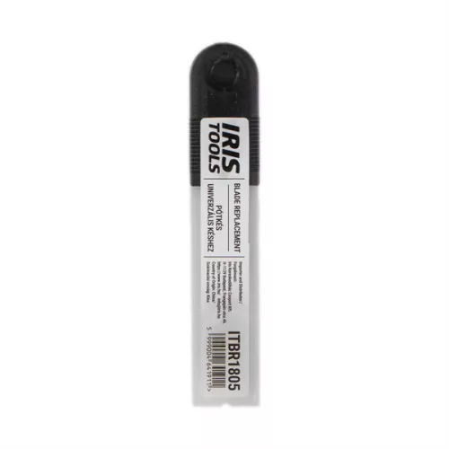 IRIS TOOLS ITBR1805 10db pótkés univerzális késhez 18mm, 0,5mm, fehér