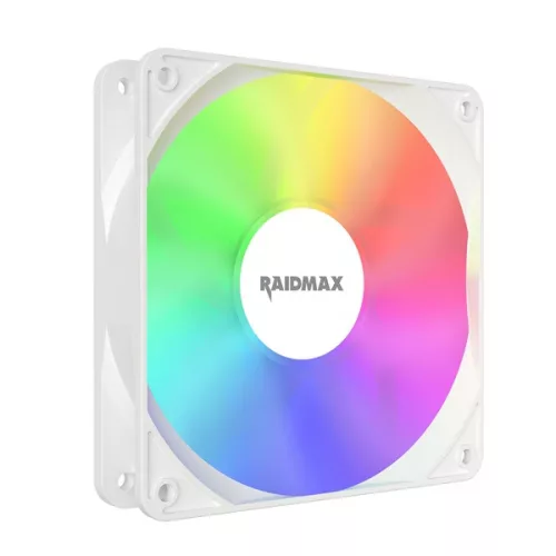 RAIDMAX X-AIR 4ks 120mm RGB biely ventilátor