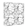 RAIDMAX X-AIR 4ks 120mm RGB biely ventilátor