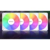 RAIDMAX X-AIR 4ks 120mm RGB biely ventilátor