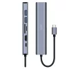 Iris IH6-23 7in1 (2xUSB/1xLAN/1xHDMI/1xSD/1xmicroSD/1xDP-USB-C 100W) Dokkoló